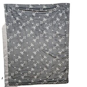 BORITAR Baby Blanket Soft Minky w/ Double Layer Dotted Backing,Receiving Blanket
